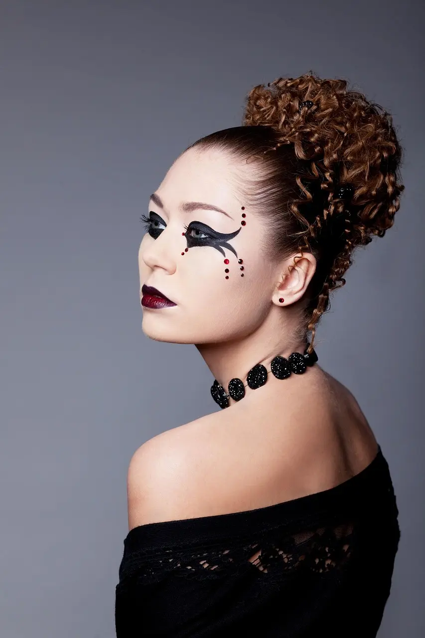 Goofy haircut with awkward face expression