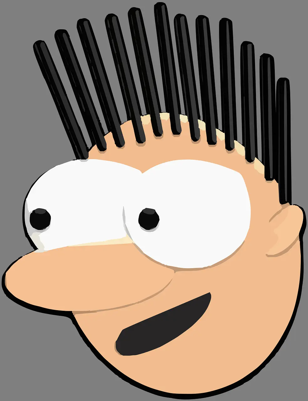 Goofy ahh hairstyle funny pic