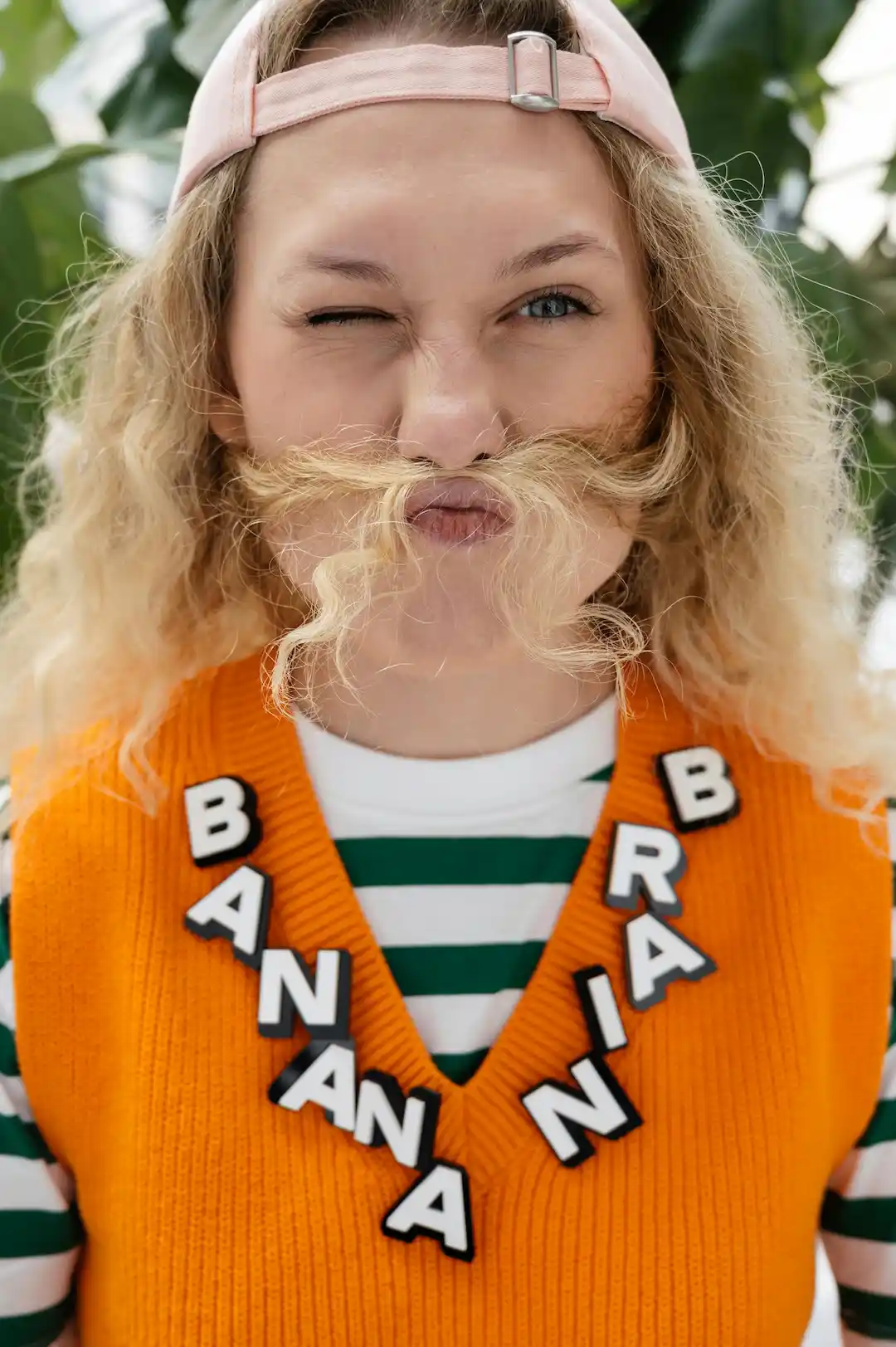 Meme style goofy haircut wallpaper