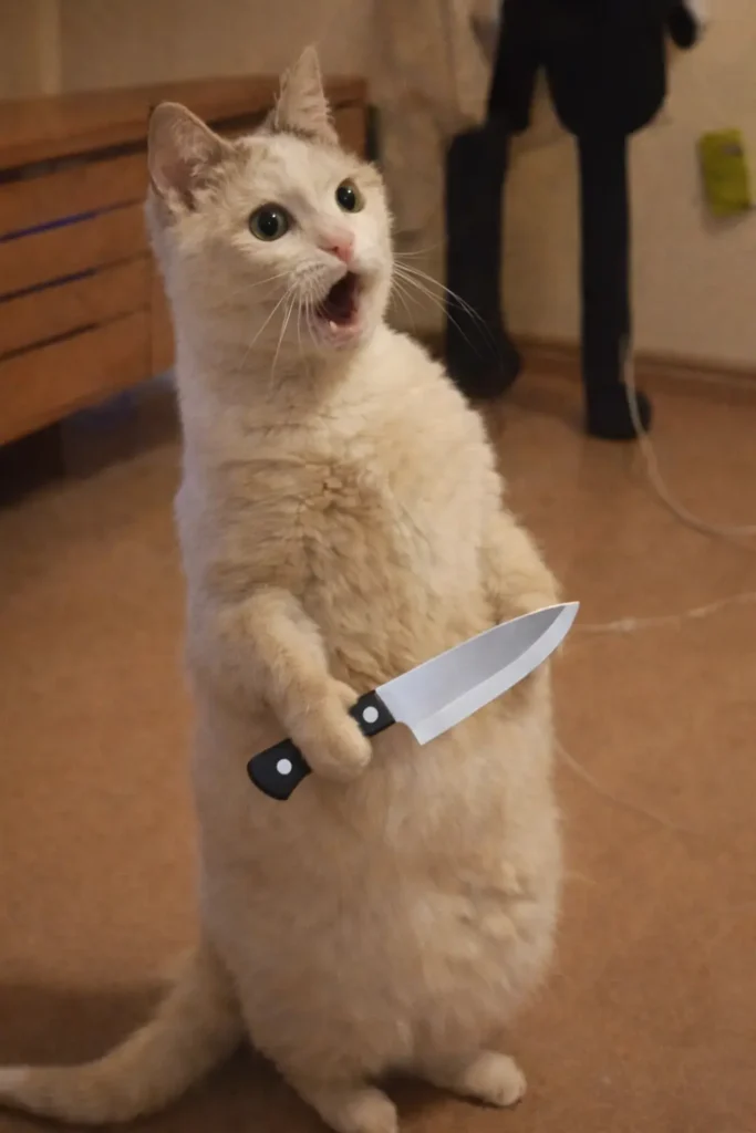 Cute cat picture perfect for meme